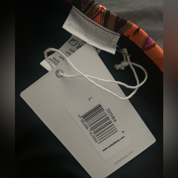 ONDADEMAR Tropical Bikini Bottoms - Size L - NEW w/ TAGS - Sold Out Everywhere - Picture 5 of 5